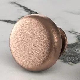 Copper flat top knob - 33mm